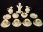 15 pcs. Belleek Shamrock table wares, 6