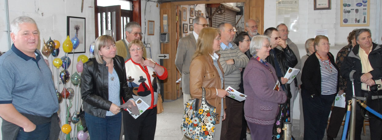 UK Group Members listen to talk